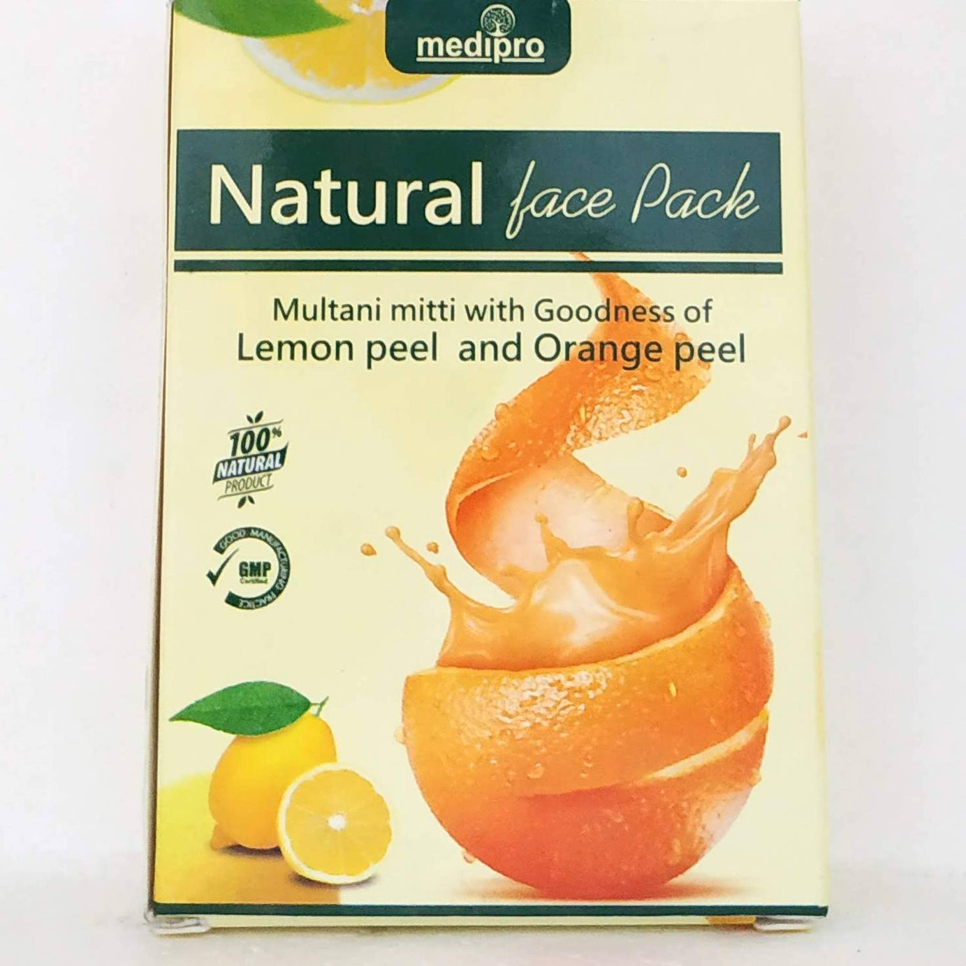Shop Medipro Natural face pack 100gm at price 50.00 from Medipro Online - Ayush Care