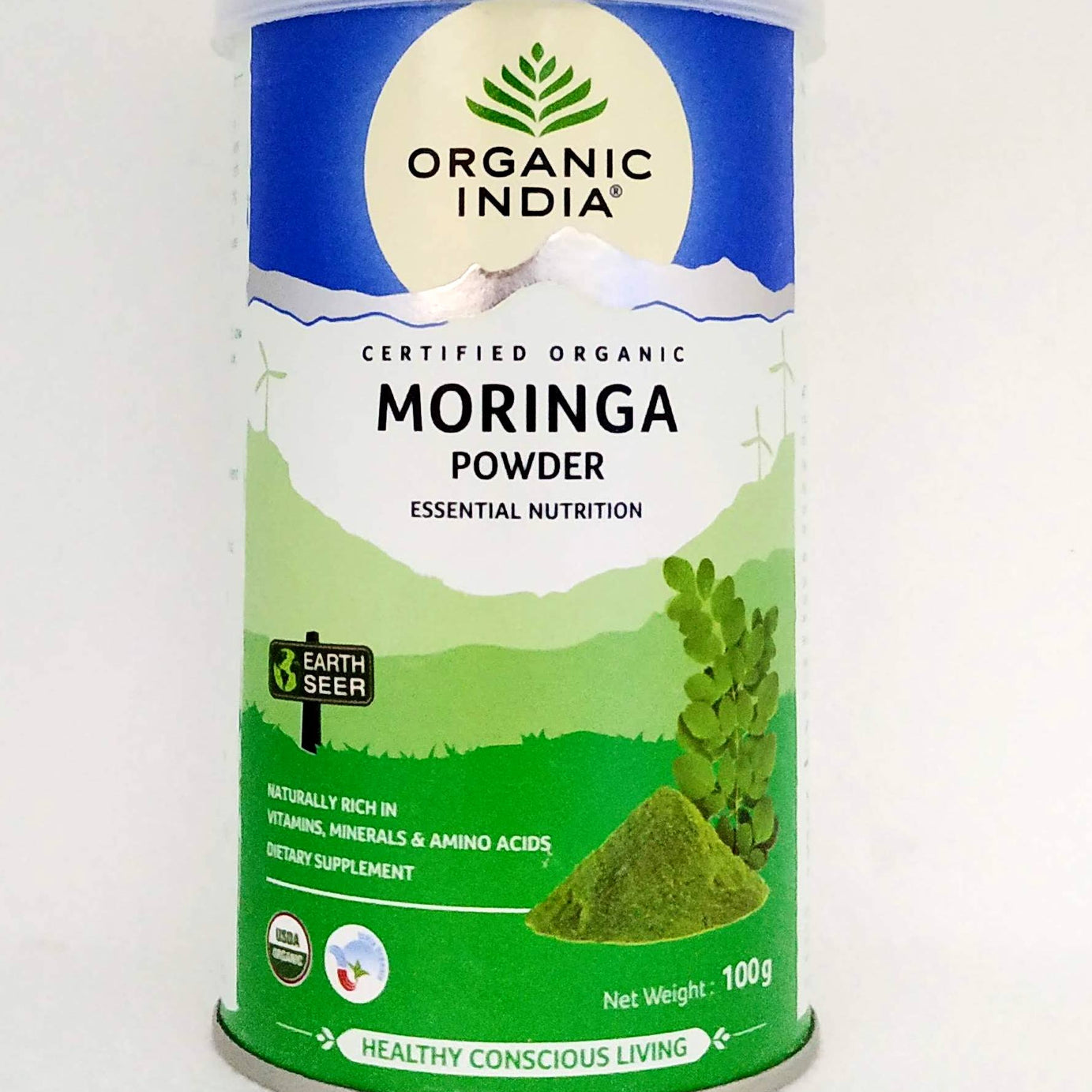 Shop Organic India Moringa powder 100gm at price 225.00 from Organic India Online - Ayush Care