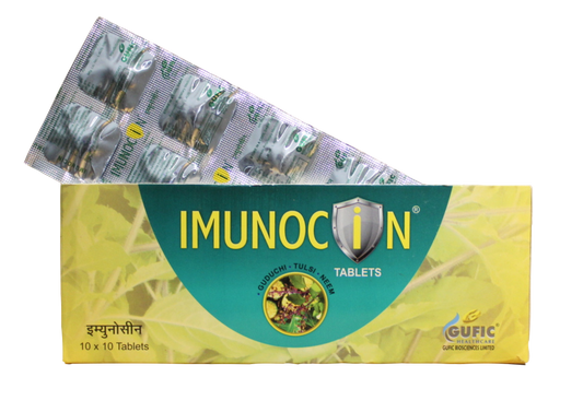 Shop Immunocin tablets - 10tablets at price 82.00 from Gufic Online - Ayush Care