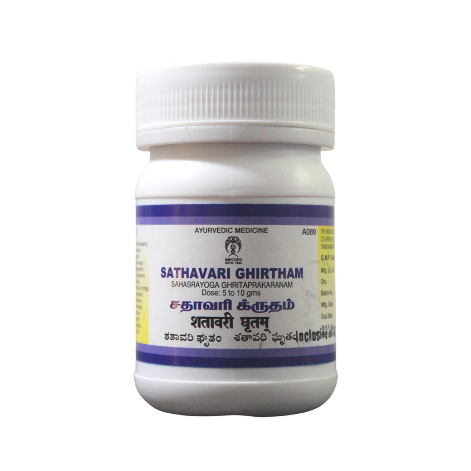 Shop Impcops Sathavari Ghritham 100gm at price 186.00 from Impcops Online - Ayush Care
