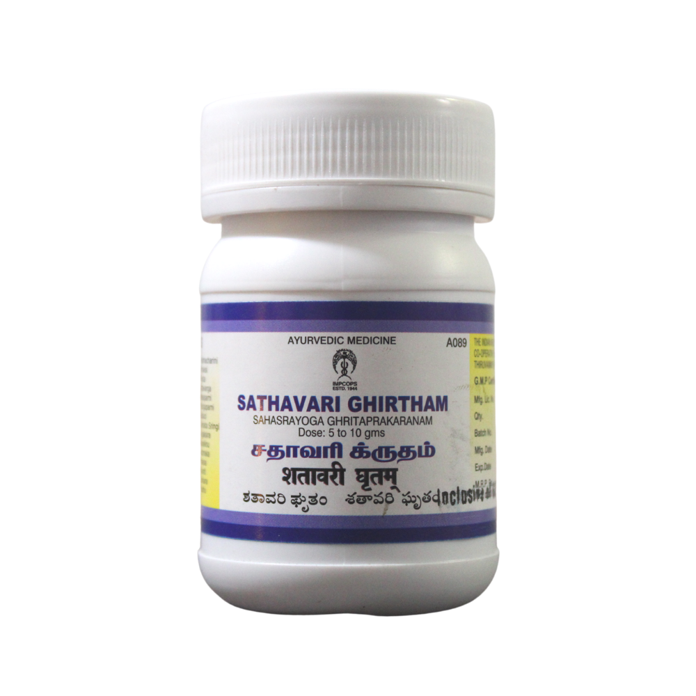 shop impcops sathavari ghritham 100gm at price 186.00 from impcops online - ayush care