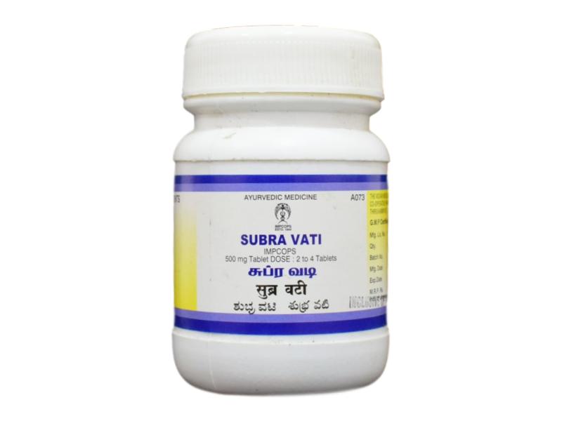 Shop Impcops Subravati Tablets - 100Tablets at price 55.00 from Impcops Online - Ayush Care
