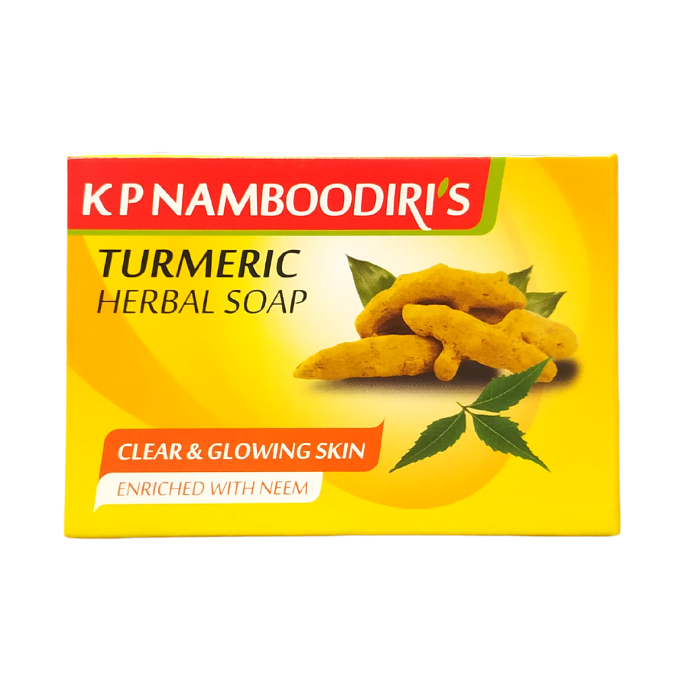 kp namboodiri turmeric soap 75gm