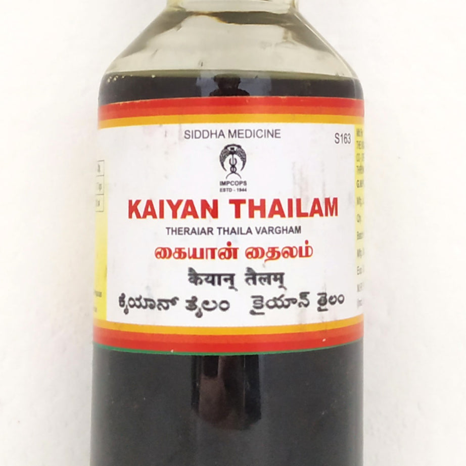 Shop Kaiyan thailam 100ml at price 110.00 from Impcops Online - Ayush Care