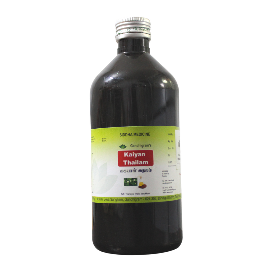 Shop Kaiyan Thailam 500ml at price 425.00 from LSS Online - Ayush Care