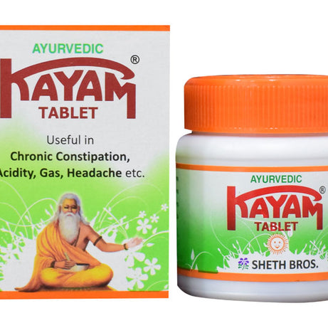 Shop Kayam Tablets - 30Tablets at price 99.00 from Sheth Bros Online - Ayush Care