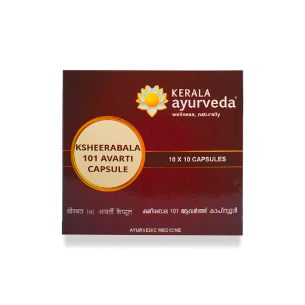 kerala ayurveda ksheerabala 101 avarthi - 10capsules