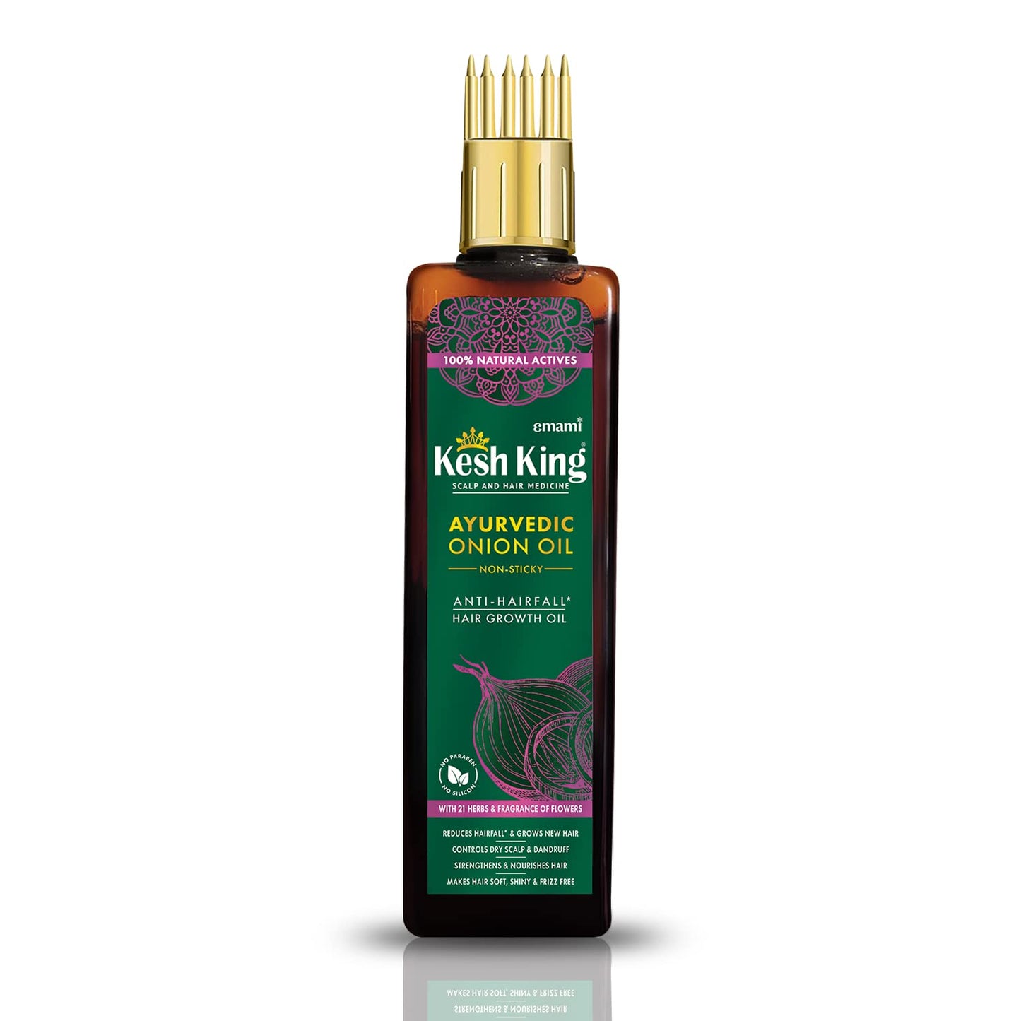 shop emami kesh king ayurvedic onion hair oil 100ml at price 300.00 from emami online - ayush care