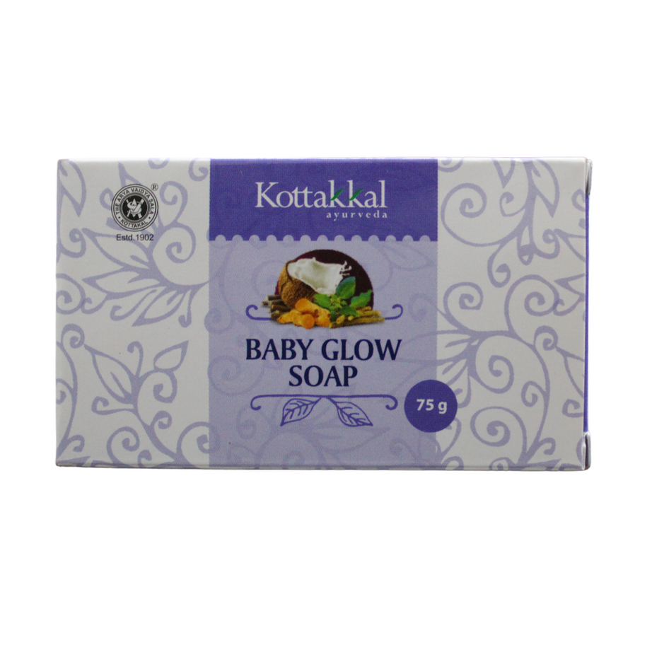 Shop Kottakkal Baby Glow Soap 75g at price 45.00 from Kottakkal Online - Ayush Care