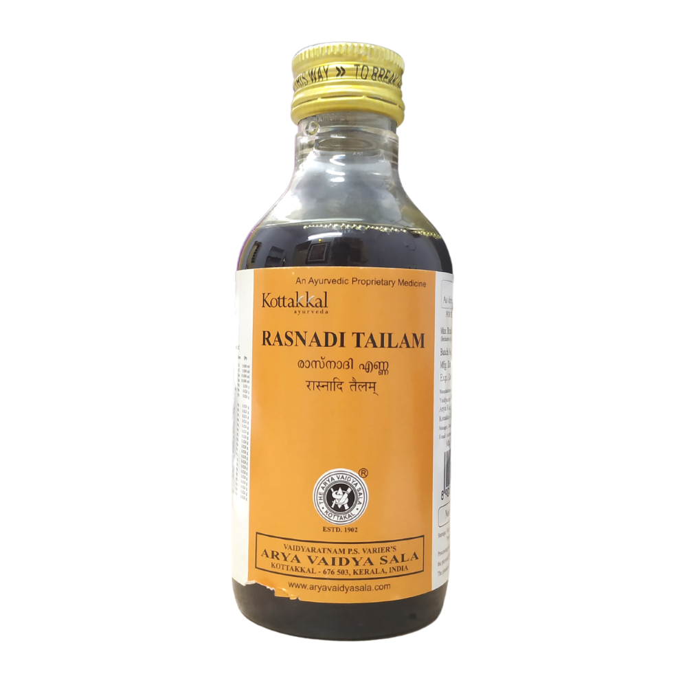 Buy Kottakkal Rasnadi Thailam 200ml Online - Ayush Care