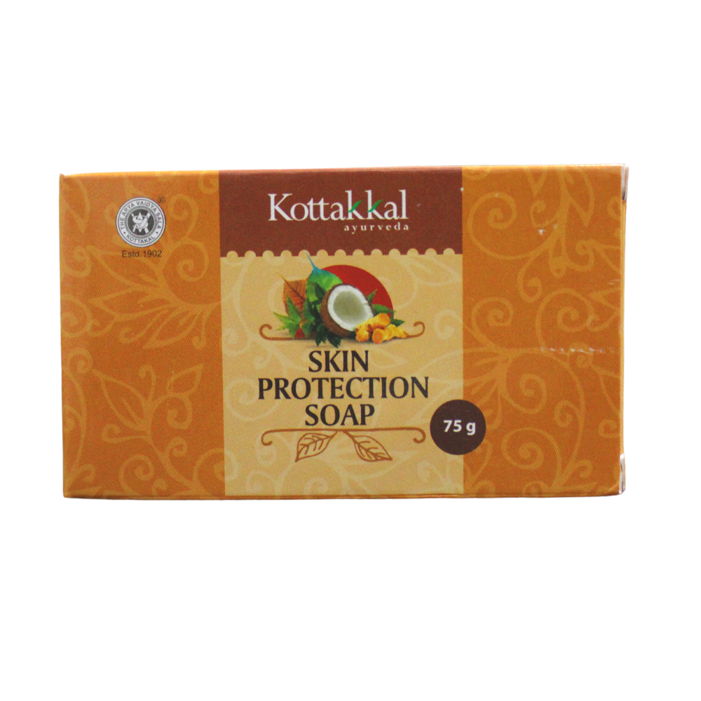 shop kottakkal skin protection soap 75g at price 40.00 from kottakkal online - ayush care