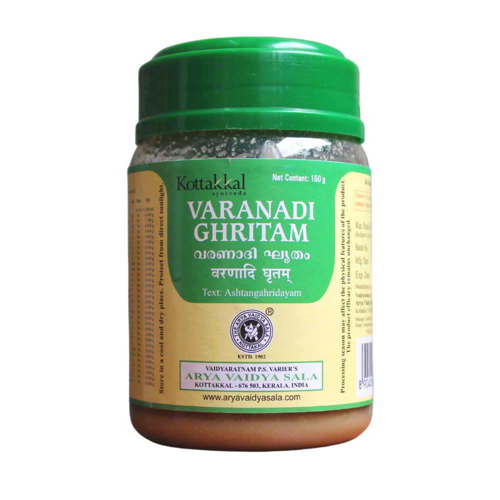 Shop Kottakkal Varanadi Ghritham 150gm at price 145.00 from Kottakkal Online - Ayush Care