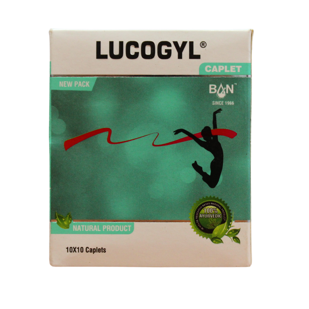 shop lucogyl caplets - 10caplets at price 52.50 from banlabs online - ayush care