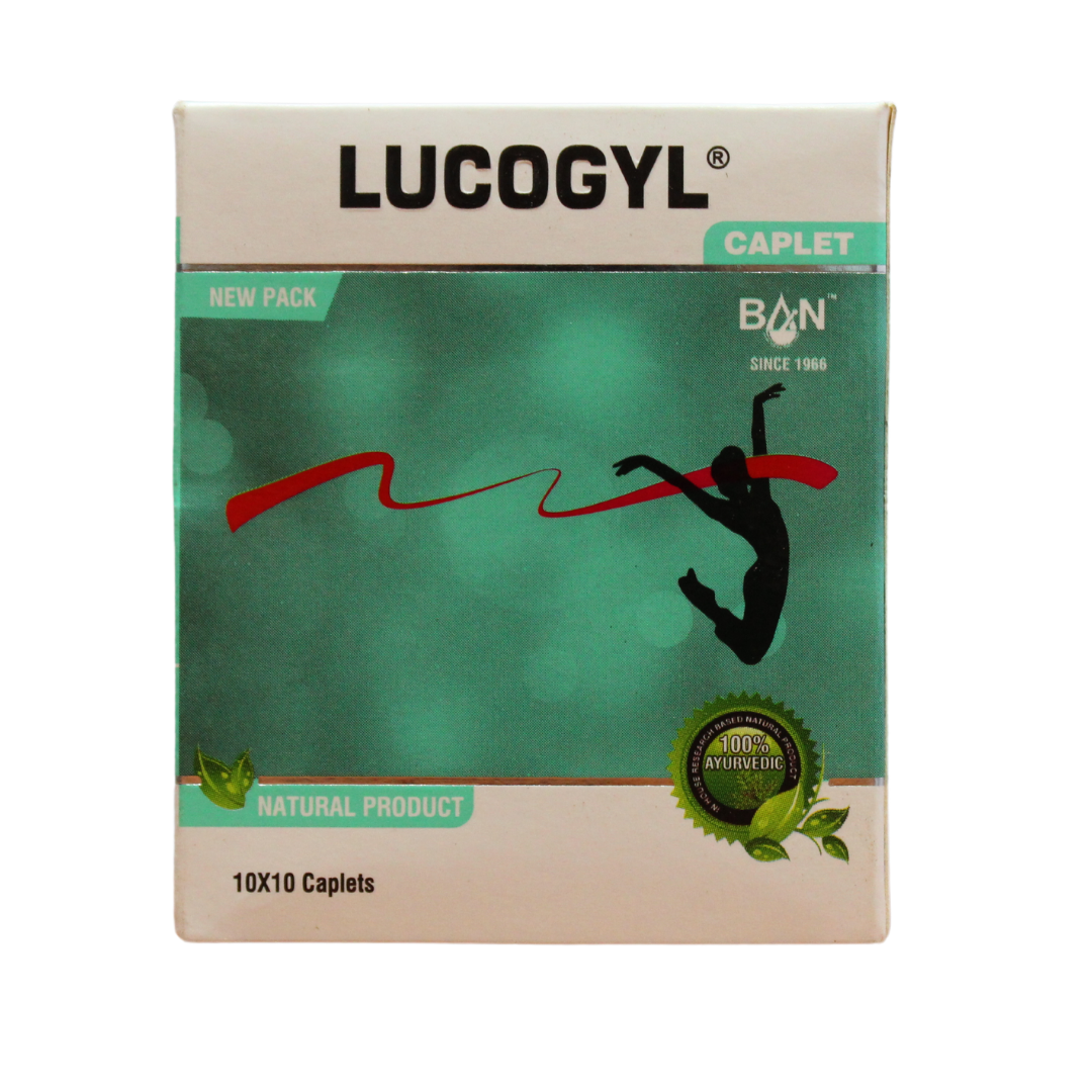 Shop Lucogyl Caplets - 10Caplets at price 52.50 from Banlabs Online - Ayush Care