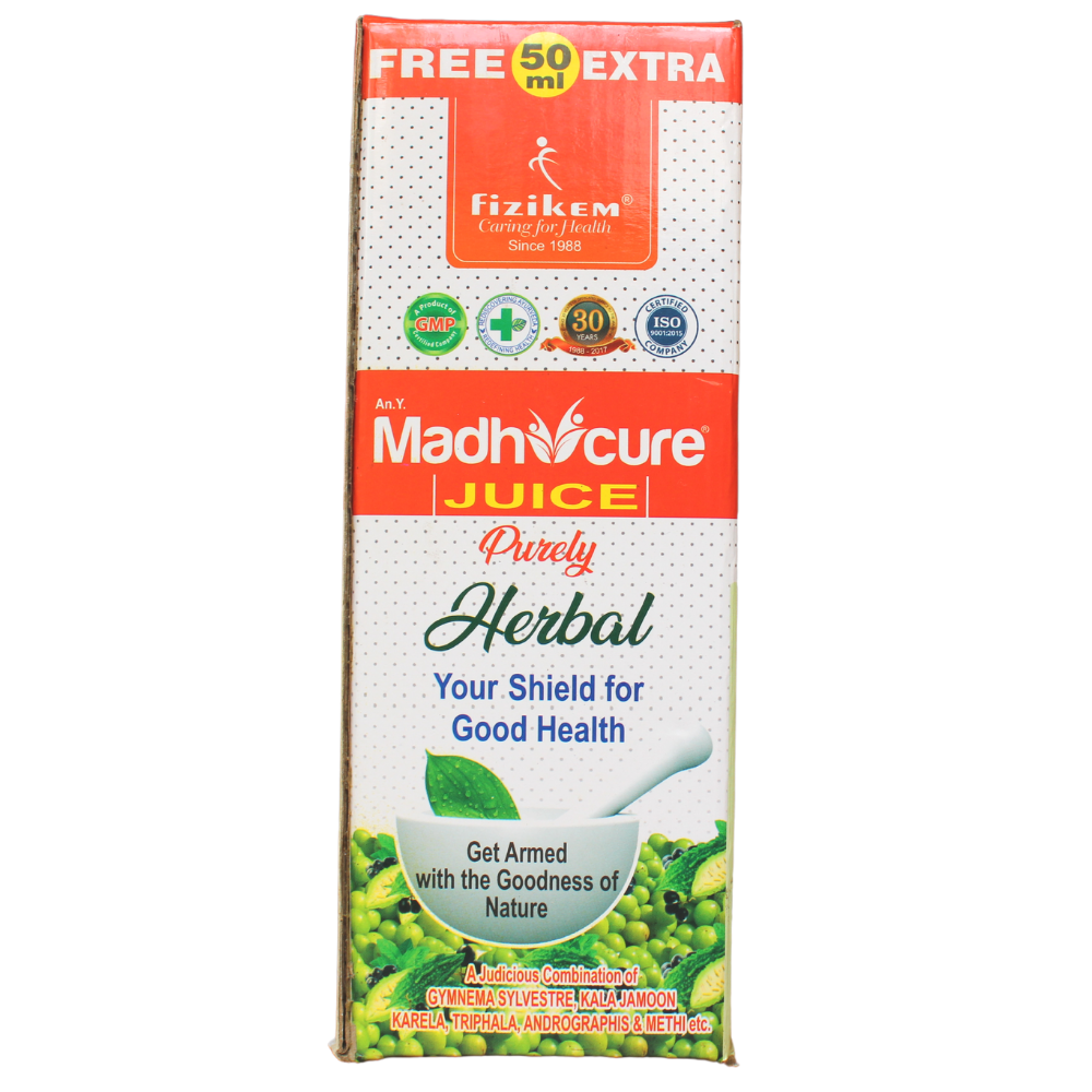 shop madhucure juice 500ml at price 400.00 from fizikem online - ayush care