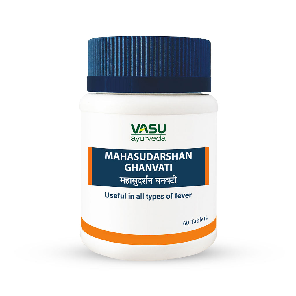 shop mahasudarshan ghan vati 60tablets at price 120.00 from vasu herbals online - ayush care