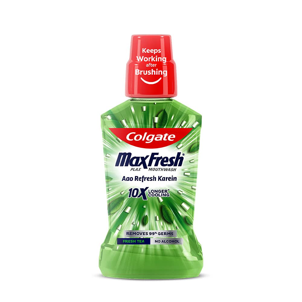 shop colgate max fresh mouthwash - fresh tea 100ml at price 50.00 from colgate online - ayush care