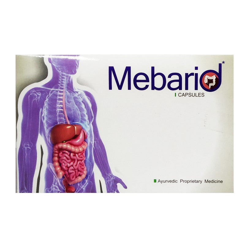 shop mebarid capsules 30capsules at price 102.00 from sg phyto online - ayush care