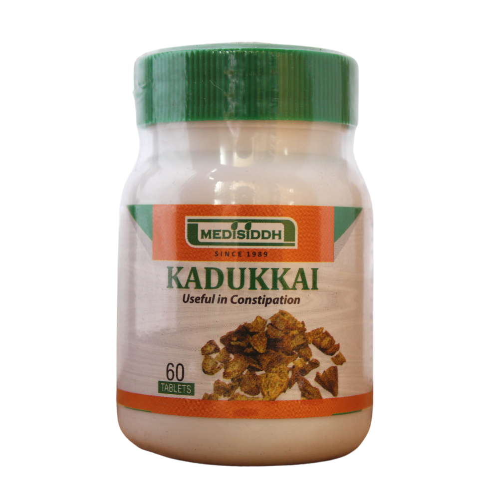 shop kadukkai tablets - 60 tablets at price 120.00 from medisiddh online - ayush care