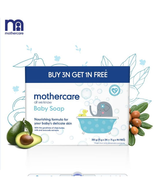 Shop Mothercare All We Know Baby Soap 75gm - Buy 3 Get 1 Free at price 150.00 from Mothercare Online - Ayush Care