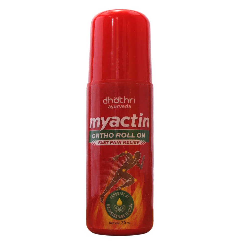 shop dhathri myactin ortho roll on 75ml at price 150.00 from dhathri online - ayush care