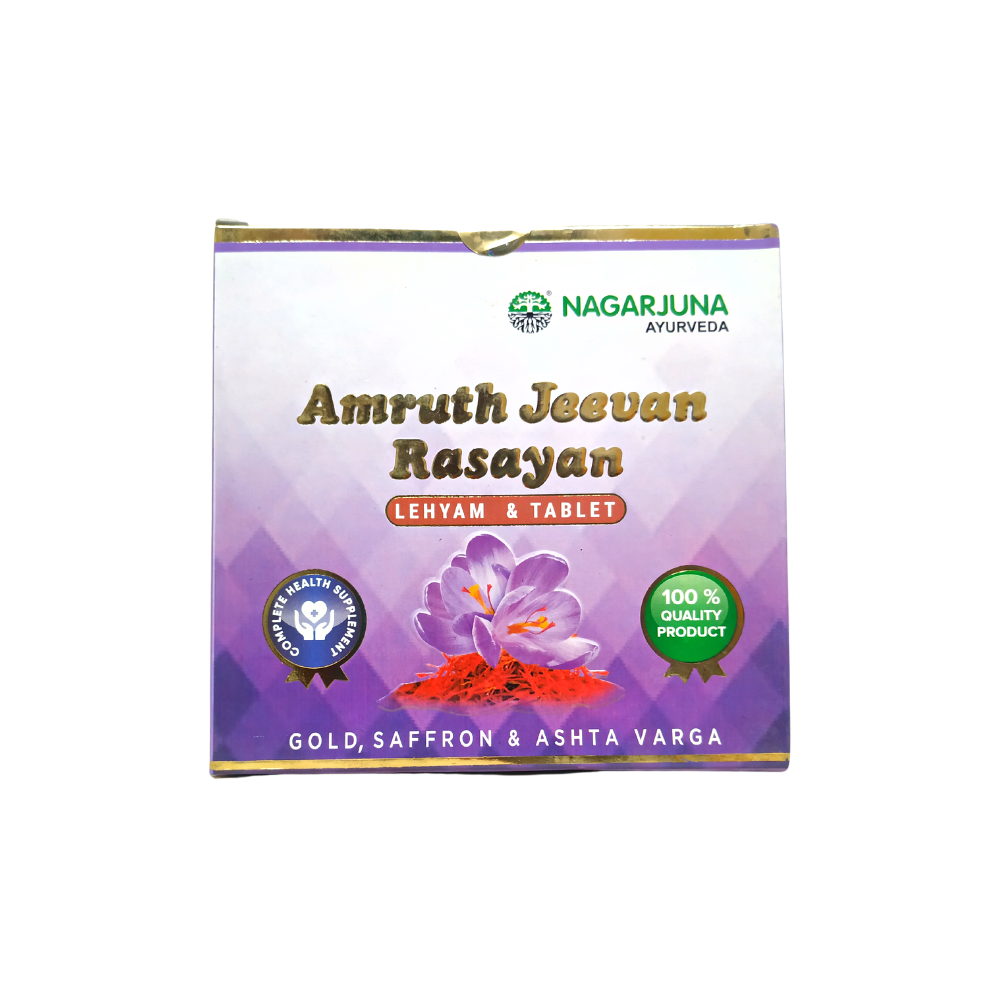 nagarjuna amruth jeevan rasayan 600gm lehya & 60tablets