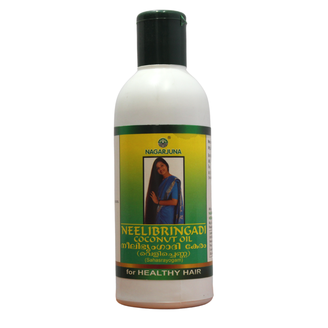 Shop Nagarjuna Neelibringadhi Coconut Oil 200ml at price 210.00 from Nagarjuna Online - Ayush Care