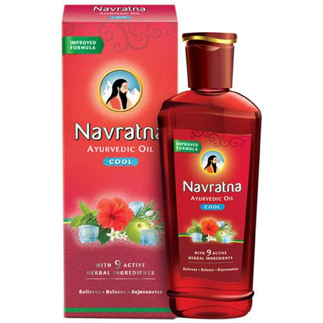 Shop Navratna Ayurvedic Oil Cool at price 80.00 from Emami Online - Ayush Care