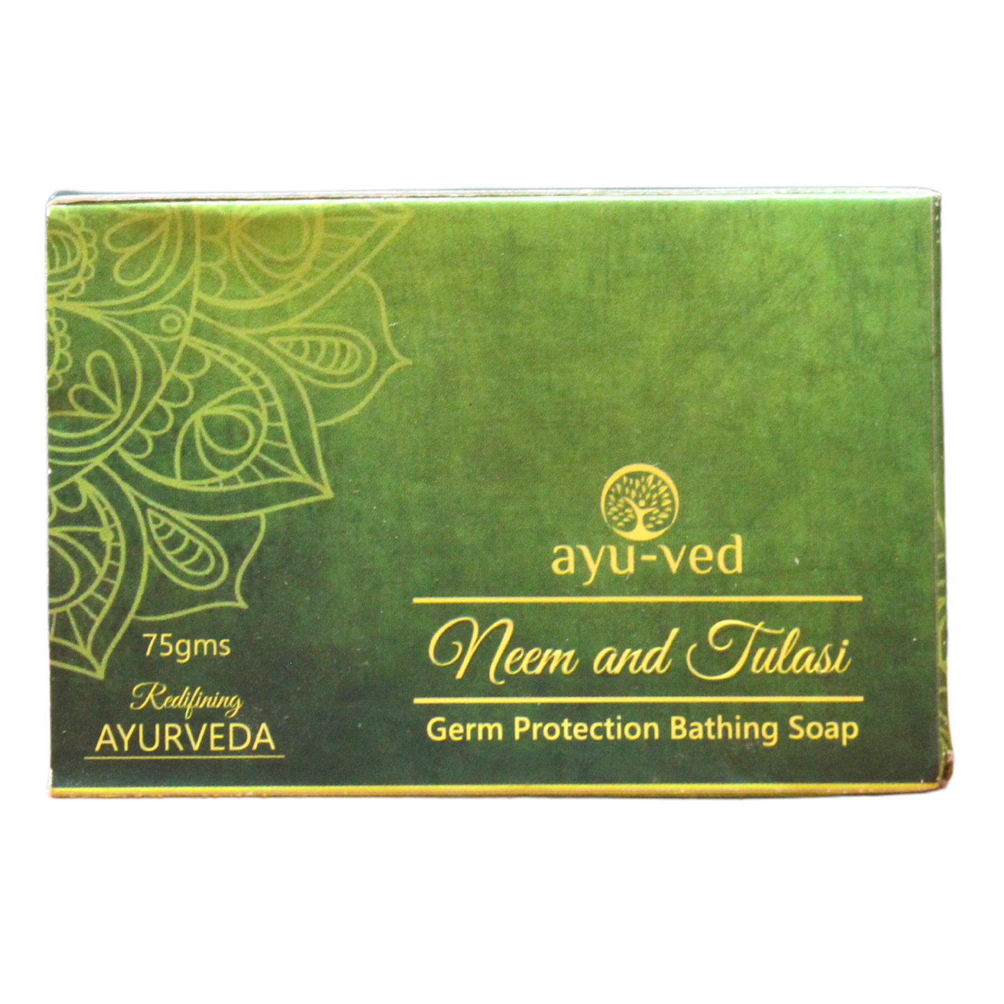 shop neem & tulsi soap 75gm at price 60.00 from ayuved online - ayush care