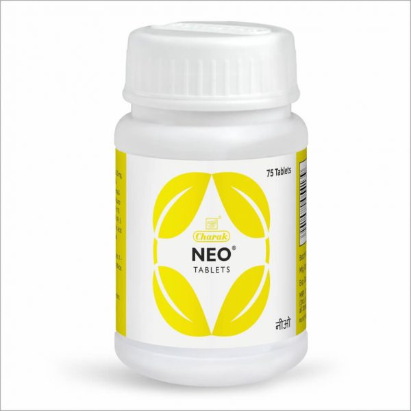 shop neo tablets 75tablets at price 128.00 from charak online - ayush care