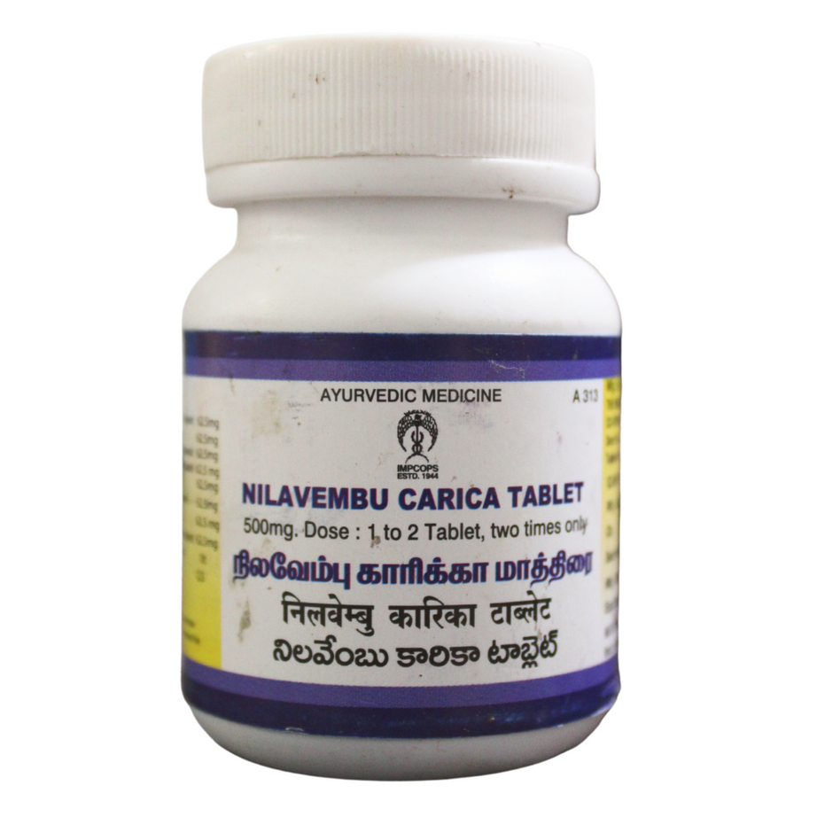 Shop Impcops Nilavembu Carica Tablets - 50Tablets at price 497.00 from Impcops Online - Ayush Care