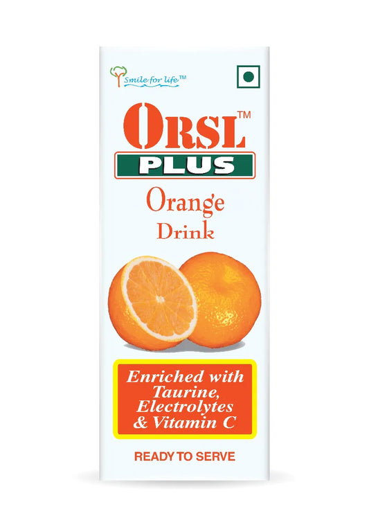 Shop ORSL Plus Orange Drink 200ml at price 42.00 from Johnsons Online - Ayush Care