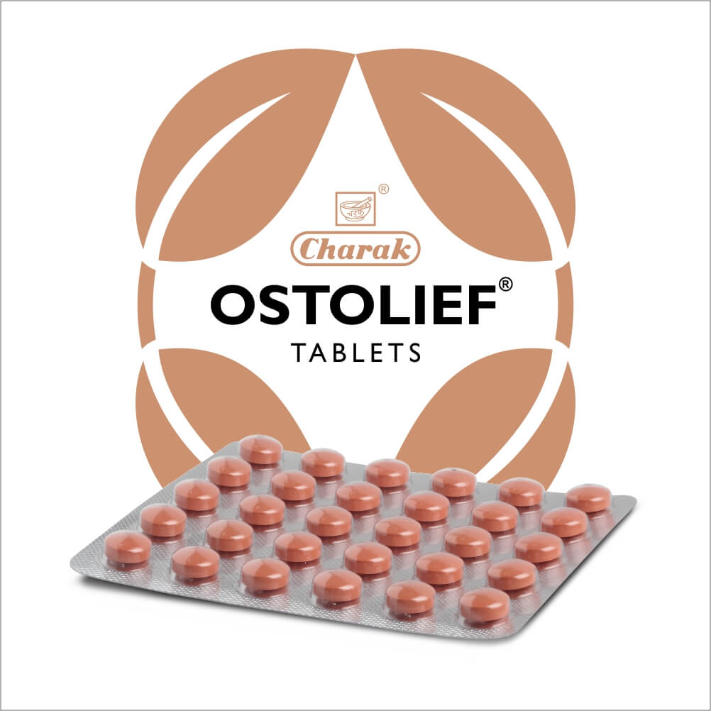 Shop Ostolief Tablets - 30Tablets at price 132.00 from Charak Online - Ayush Care