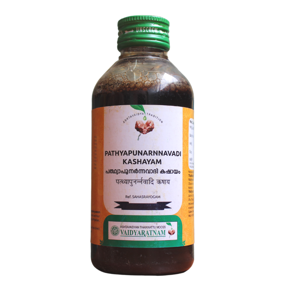 Shop Pathyakasapunarnavadi Kashayam 200ml at price 125.00 from Vaidyaratnam Online - Ayush Care