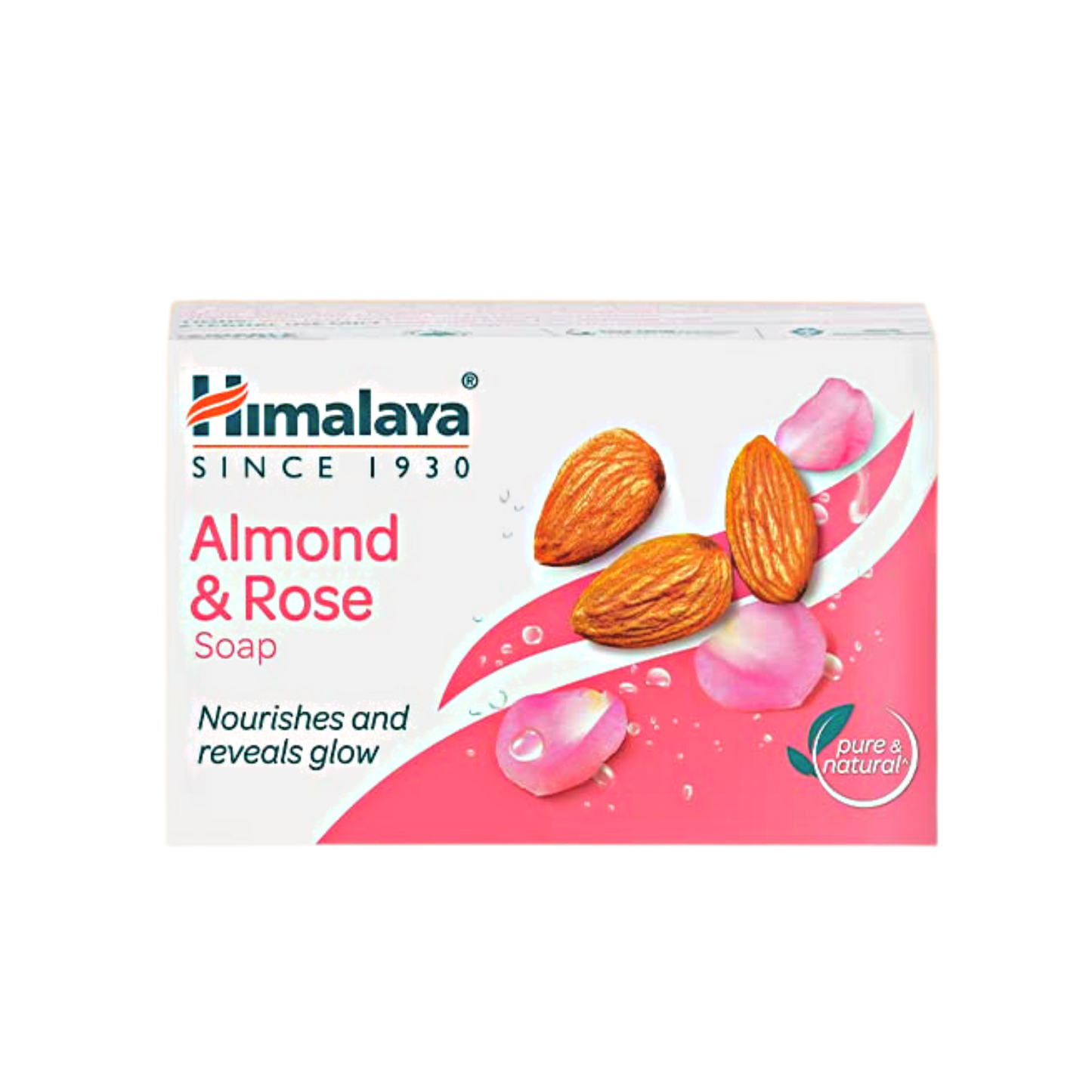 himalaya almond and rose soap 125gm