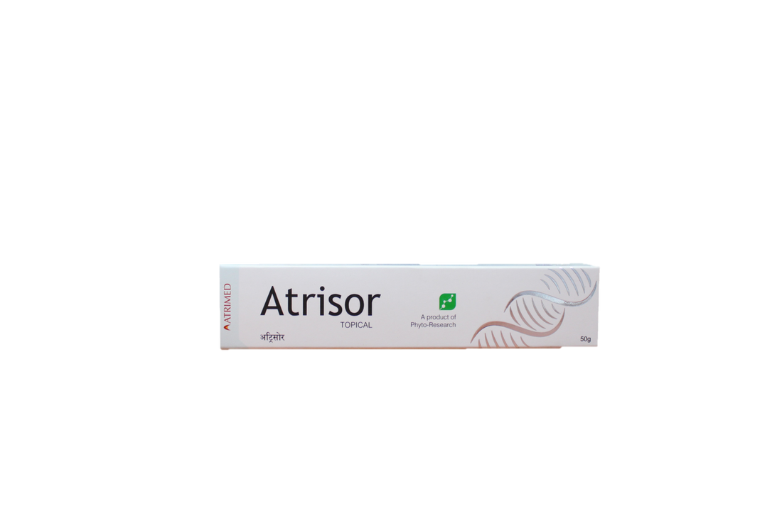 Shop Atrisor Topical Ointment 50gm at price 200.00 from Atrimed Online - Ayush Care