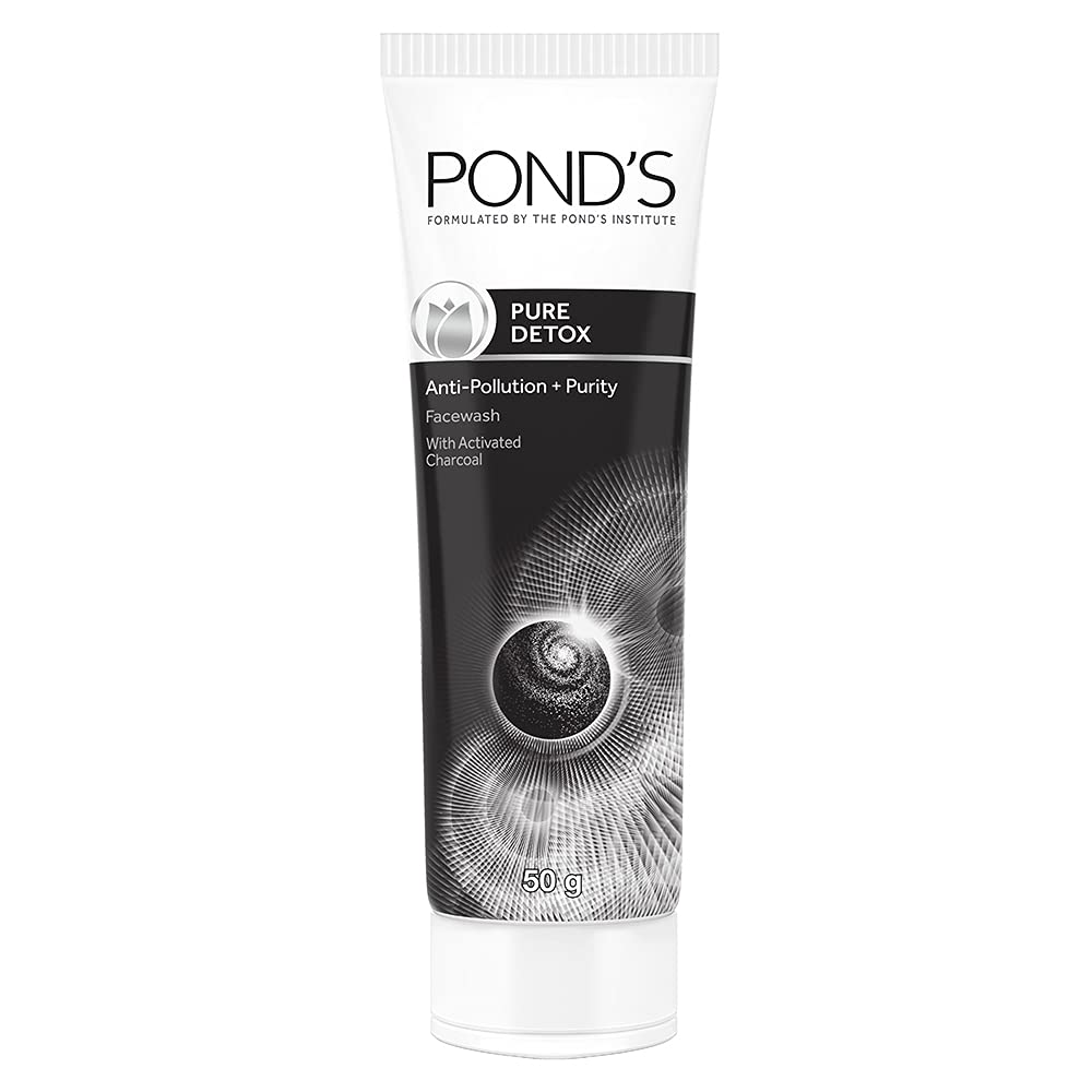 Shop Ponds Pure Detox Facewash 50gm at price 110.00 from Ponds Online - Ayush Care