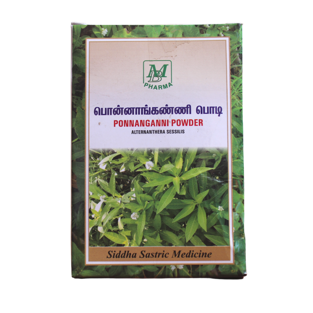 shop ponnanganni powder 50gm at price 36.00 from mb pharma online - ayush care