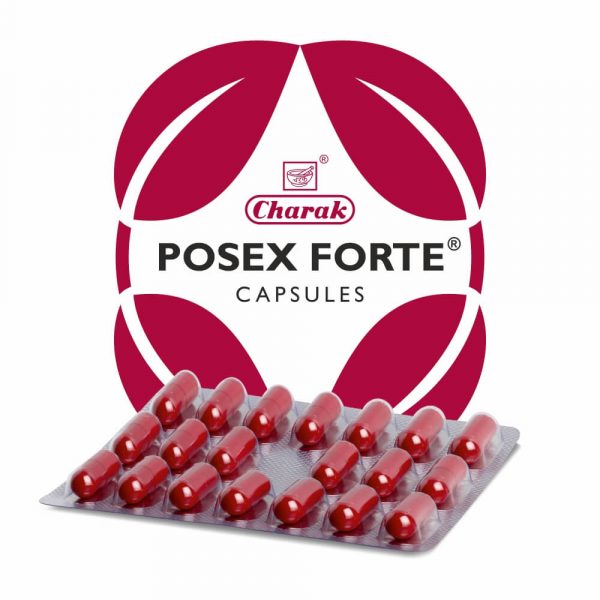 shop posex forte capsules - 20capsules at price 105.00 from charak online - ayush care