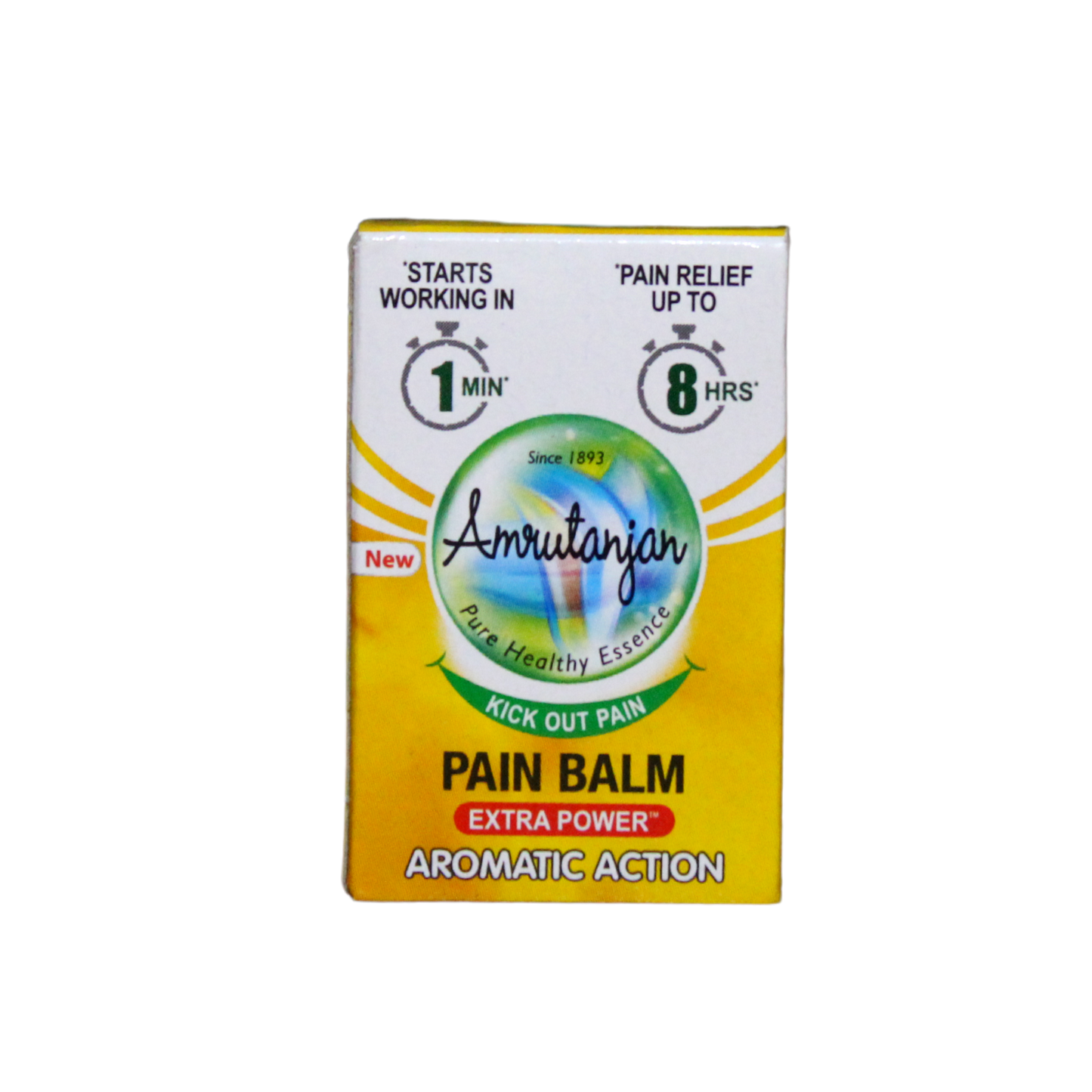 shop amrutanjan pain balm extra power 8ml at price 40.00 from amrutanjan online - ayush care