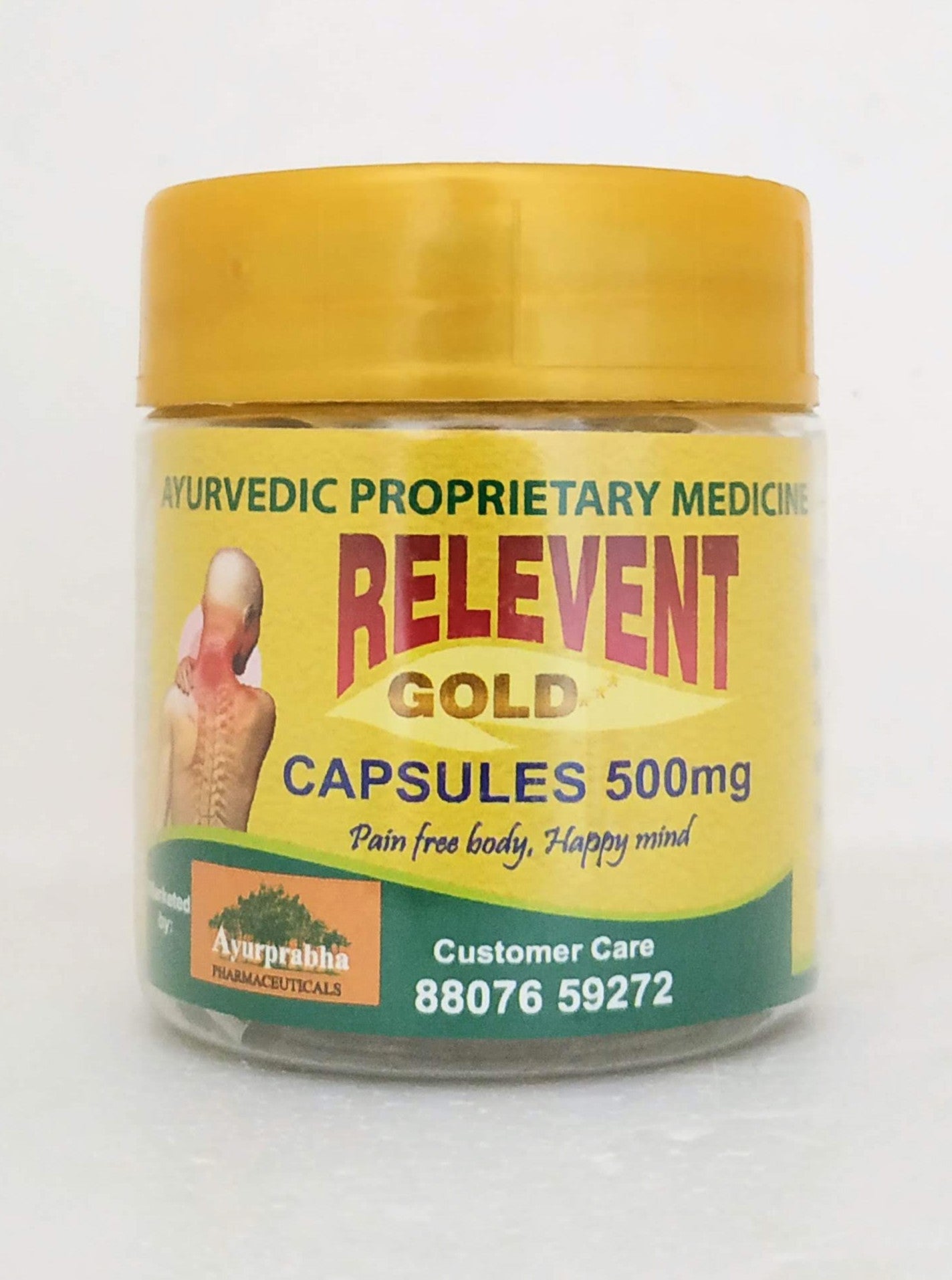 Shop Relevent gold capsules - 50capsules at price 450.00 from Ayurpraba Online - Ayush Care