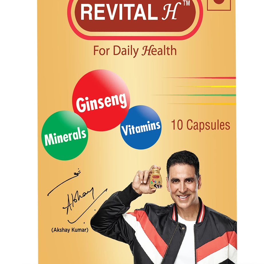 Shop Revital-H Capsules - 10 Capsules at price 110.00 from Sun Pharma Online - Ayush Care