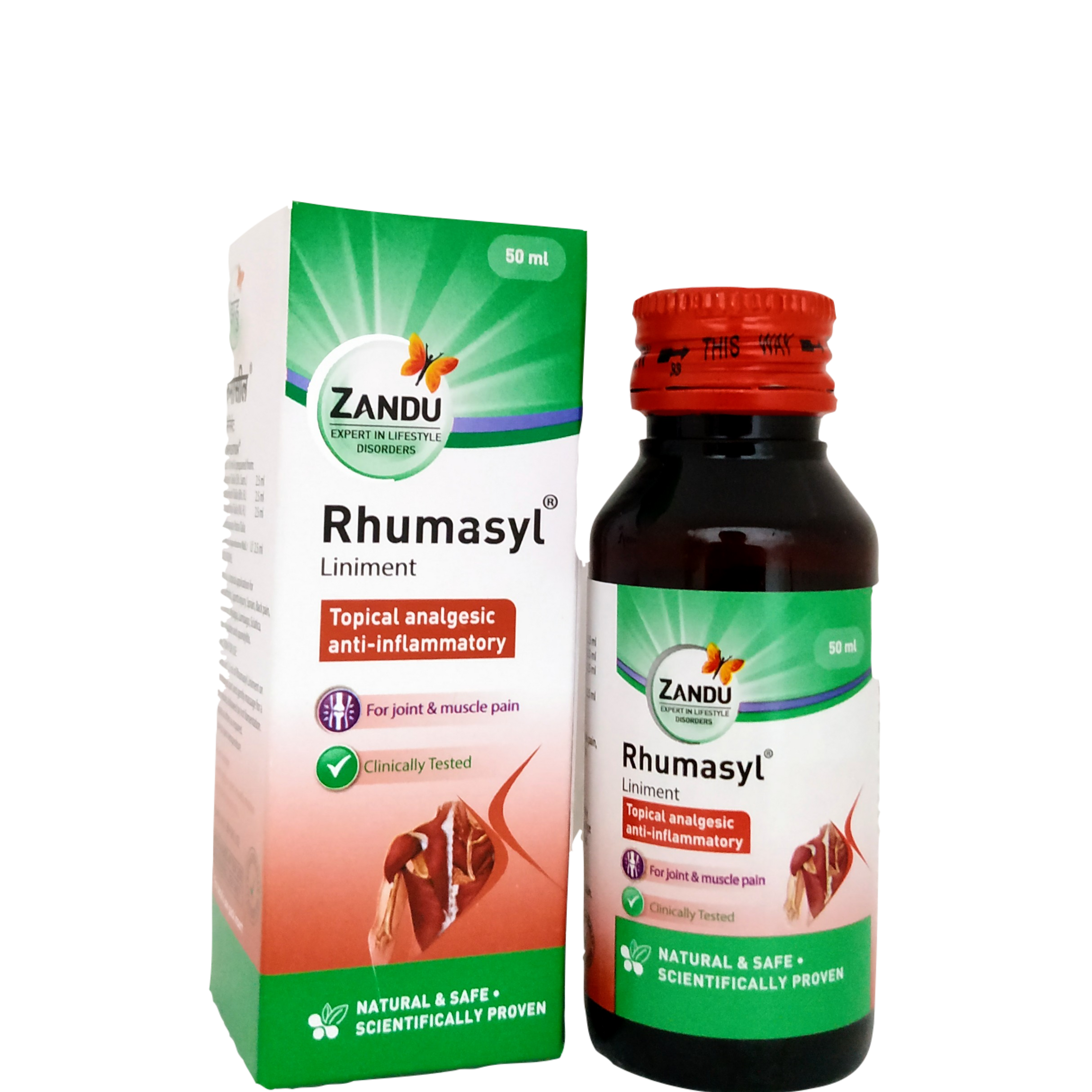 Shop Rhumasyl liniment oil 50ml at price 125.00 from Zandu Online - Ayush Care