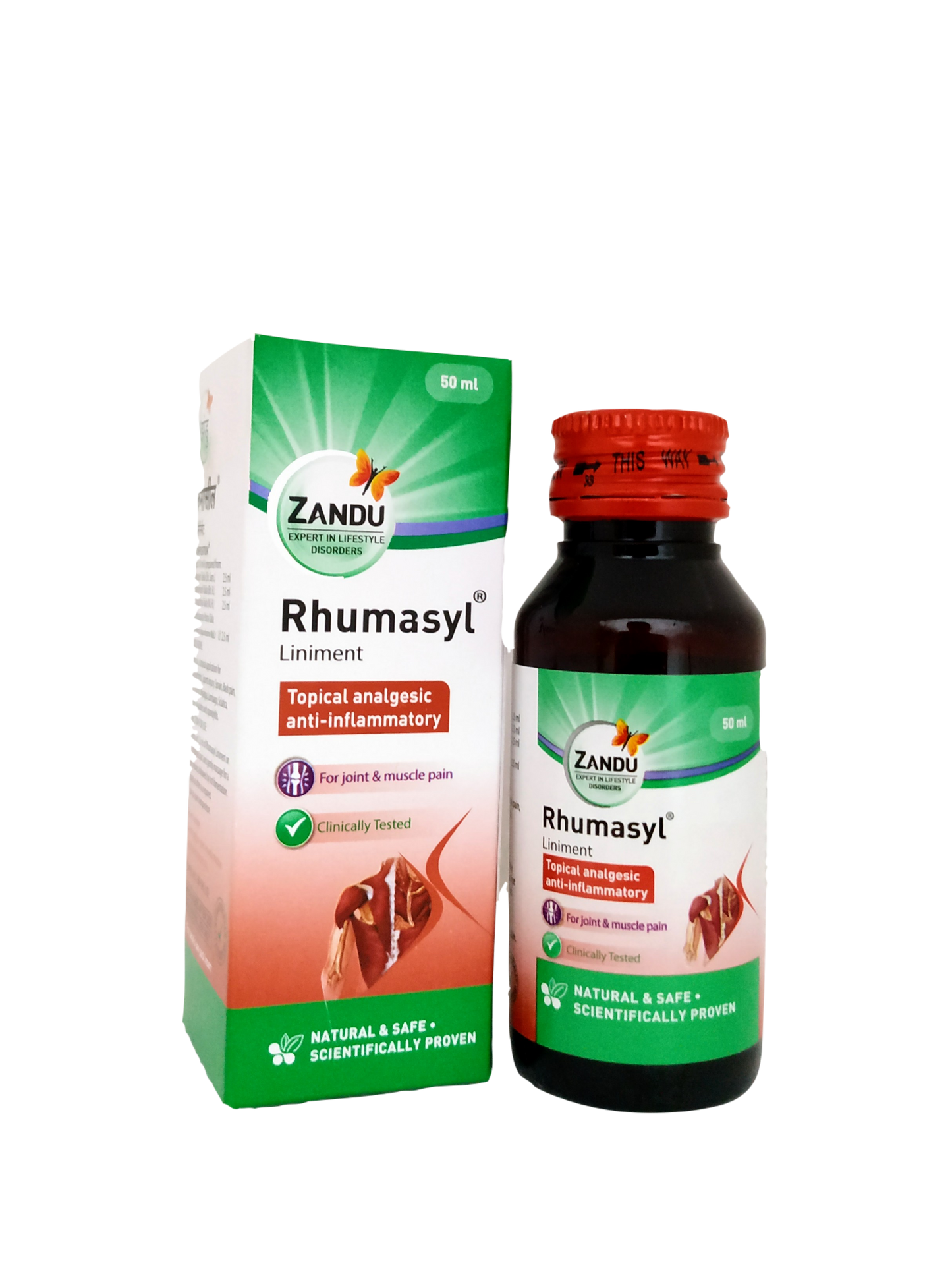 shop rhumasyl liniment oil 50ml at price 125.00 from zandu online - ayush care