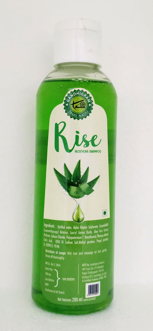 Shop Rise aloevera shampoo 200ml at price 90.00 from Lakshmi Seva Sangham Online - Ayush Care