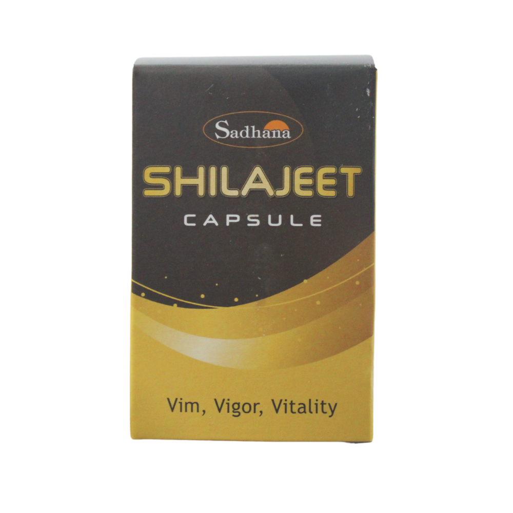 shop sadhana shilajit capsules - 30 capsules at price 215.00 from sadhana ayurvedics online - ayush care