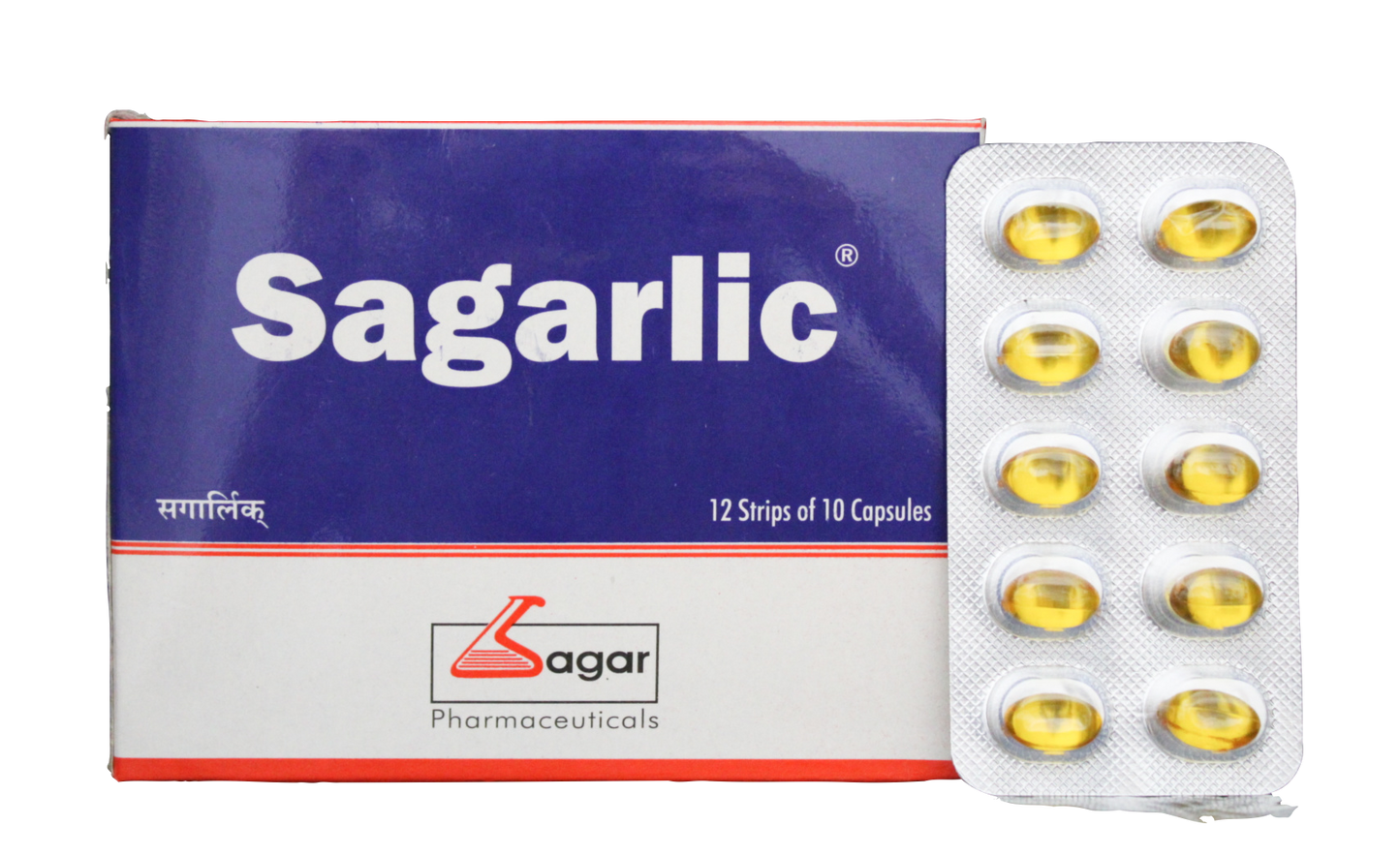 shop sagarlic capsules - 10capsules at price 35.00 from sagar online - ayush care