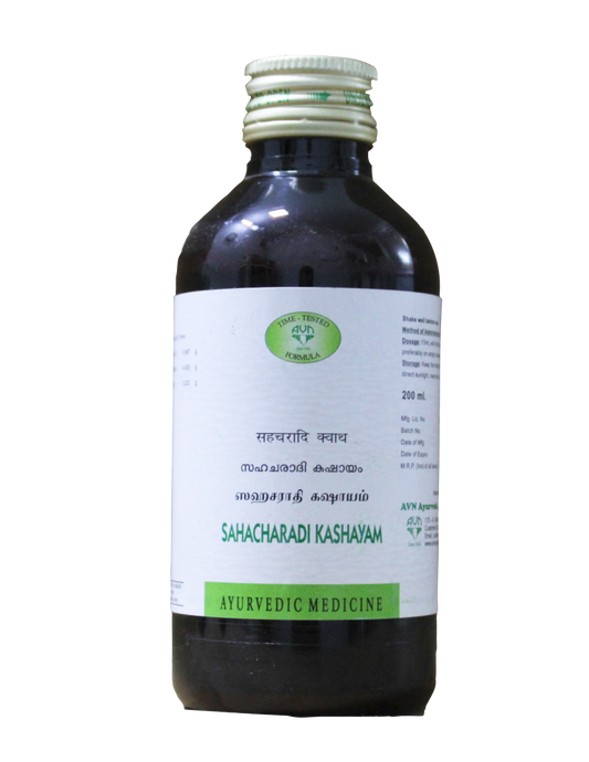 Shop Sahacharadi kashayam 200ml at price 100.00 from AVN Online - Ayush Care