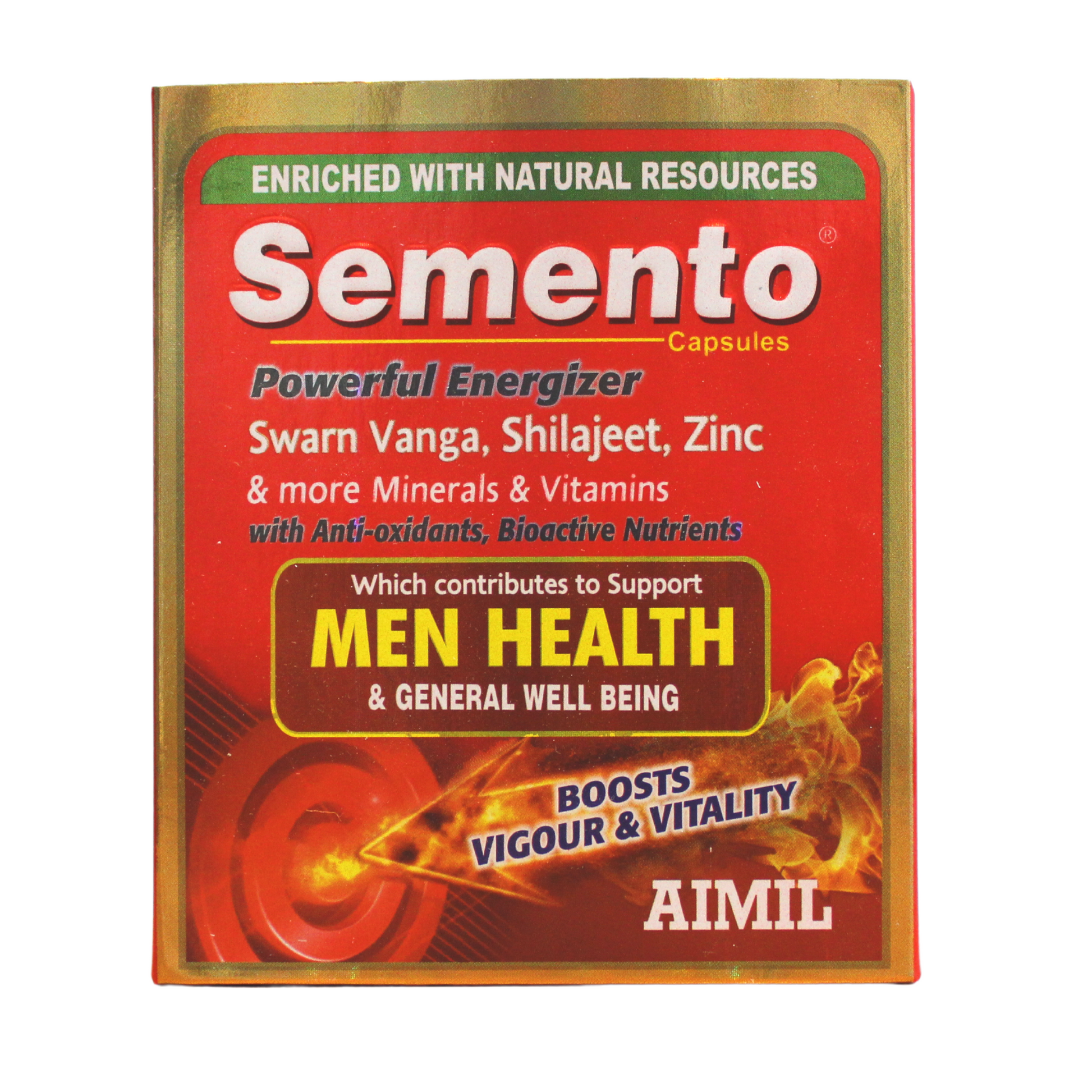 Shop Semento Capsules - 20Capsules at price 253.00 from Aimil Online - Ayush Care