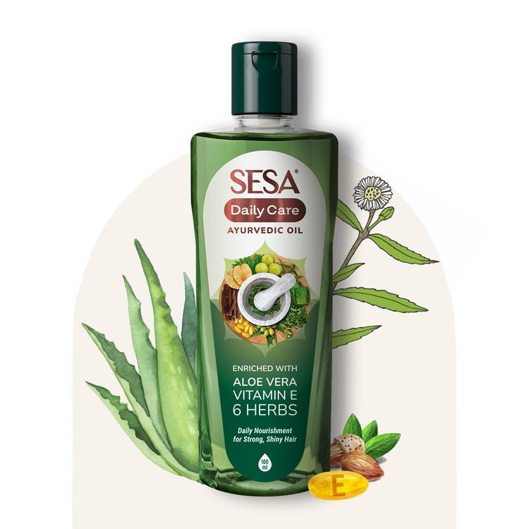 shop sesa daily care ayurvedic oil 100ml at price 72.00 from sesa online - ayush care